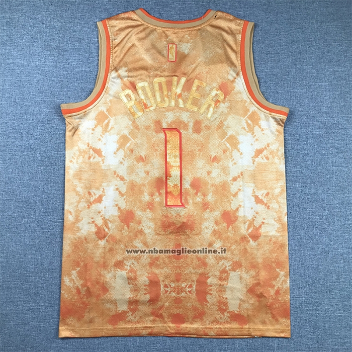 Maglia Phoenix Suns Devin Booker #1 Select Series 2023 Arancione